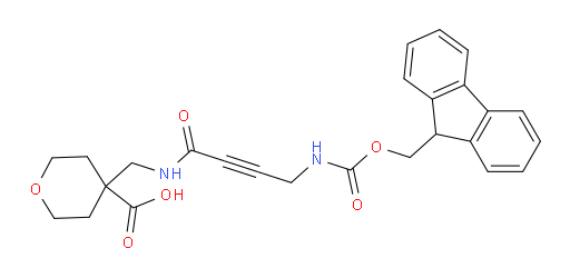4-{[4-({[(9H-fluoren-9-yl)methoxy]carbonyl}amino)but-2-ynamido]methyl}oxane-4-carboxylic acid