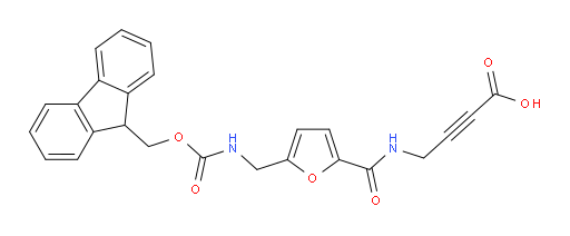 4-({5-[({[(9H-fluoren-9-yl)methoxy]carbonyl}amino)methyl]furan-2-yl}formamido)but-2-ynoic acid