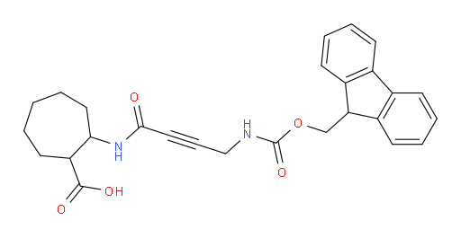 2-[4-({[(9H-fluoren-9-yl)methoxy]carbonyl}amino)but-2-ynamido]cycloheptane-1-carboxylic acid