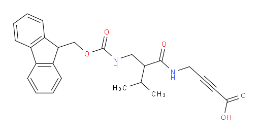 4-{2-[({[(9H-fluoren-9-yl)methoxy]carbonyl}amino)methyl]-3-methylbutanamido}but-2-ynoic acid