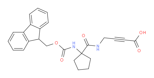 4-{[1-({[(9H-fluoren-9-yl)methoxy]carbonyl}amino)cyclopentyl]formamido}but-2-ynoic acid