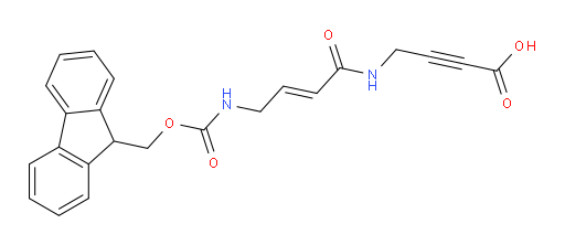 4-[4-({[(9H-fluoren-9-yl)methoxy]carbonyl}amino)but-2-enamido]but-2-ynoic acid