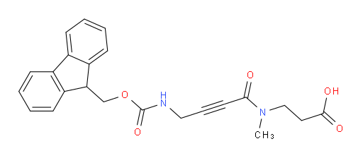 3-[4-({[(9H-fluoren-9-yl)methoxy]carbonyl}amino)-N-methylbut-2-ynamido]propanoic acid