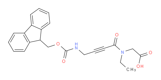 2-[N-ethyl-4-({[(9H-fluoren-9-yl)methoxy]carbonyl}amino)but-2-ynamido]acetic acid