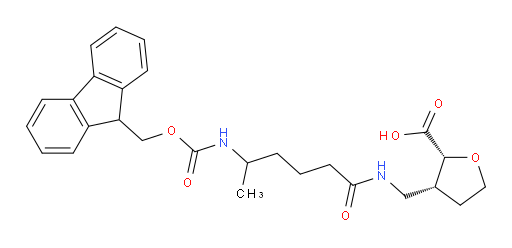 rac-(2R,3R)-3-{[5-({[(9H-fluoren-9-yl)methoxy]carbonyl}amino)hexanamido]methyl}oxolane-2-carboxylic acid