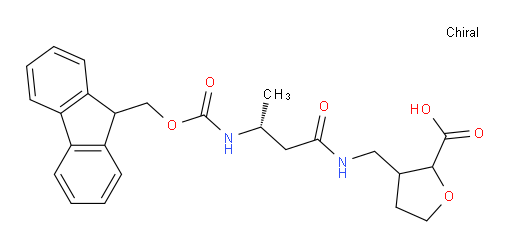 3-{[(3R)-3-({[(9H-fluoren-9-yl)methoxy]carbonyl}amino)butanamido]methyl}oxolane-2-carboxylic acid
