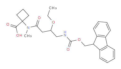 1-[3-ethoxy-4-({[(9H-fluoren-9-yl)methoxy]carbonyl}amino)-N-methylbutanamido]cyclobutane-1-carboxylic acid