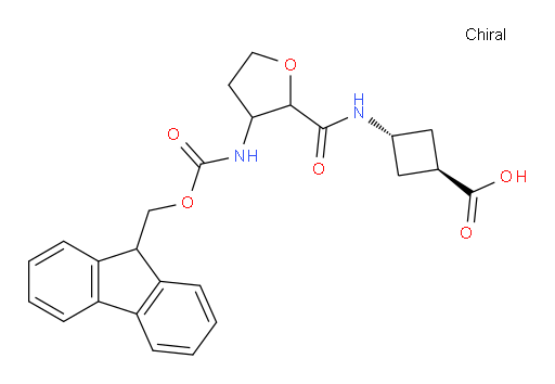 (1r,3r)-3-[3-({[(9H-fluoren-9-yl)methoxy]carbonyl}amino)oxolane-2-amido]cyclobutane-1-carboxylic acid