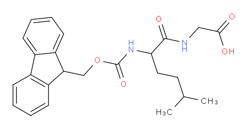 2-[2-({[(9H-fluoren-9-yl)methoxy]carbonyl}amino)-5-methylhexanamido]acetic acid