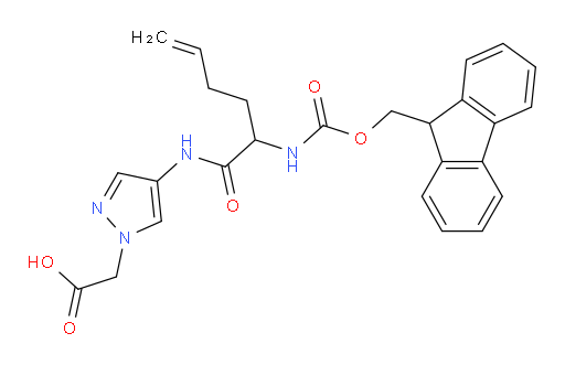 2-{4-[2-({[(9H-fluoren-9-yl)methoxy]carbonyl}amino)hex-5-enamido]-1H-pyrazol-1-yl}acetic acid