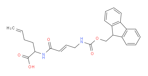 2-[4-({[(9H-fluoren-9-yl)methoxy]carbonyl}amino)but-2-enamido]hex-5-enoic acid