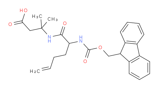 3-[2-({[(9H-fluoren-9-yl)methoxy]carbonyl}amino)hex-5-enamido]-3-methylbutanoic acid