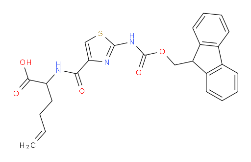 2-{[2-({[(9H-fluoren-9-yl)methoxy]carbonyl}amino)-1,3-thiazol-4-yl]formamido}hex-5-enoic acid