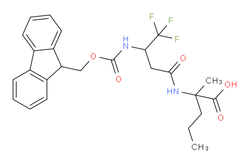 2-[3-({[(9H-fluoren-9-yl)methoxy]carbonyl}amino)-4,4,4-trifluorobutanamido]-2-methylpentanoic acid