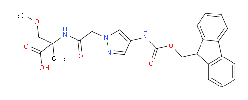 2-{2-[4-({[(9H-fluoren-9-yl)methoxy]carbonyl}amino)-1H-pyrazol-1-yl]acetamido}-3-methoxy-2-methylpropanoic acid