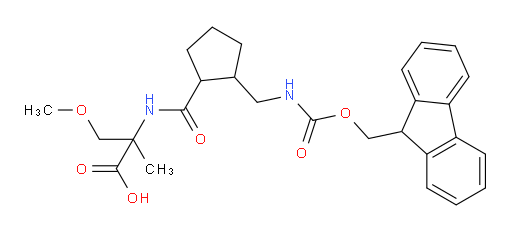 2-({2-[({[(9H-fluoren-9-yl)methoxy]carbonyl}amino)methyl]cyclopentyl}formamido)-3-methoxy-2-methylpropanoic acid