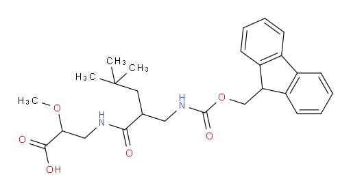 3-{2-[({[(9H-fluoren-9-yl)methoxy]carbonyl}amino)methyl]-4,4-dimethylpentanamido}-2-methoxypropanoic acid