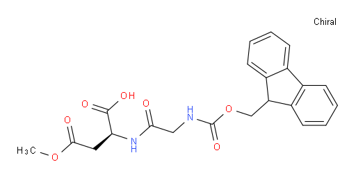 (2S)-2-[2-({[(9H-fluoren-9-yl)methoxy]carbonyl}amino)acetamido]-4-methoxy-4-oxobutanoic acid