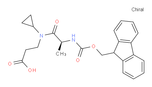 3-[(2S)-N-cyclopropyl-2-({[(9H-fluoren-9-yl)methoxy]carbonyl}amino)propanamido]propanoic acid