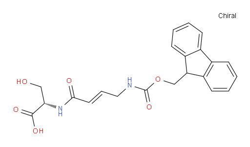 (2S)-2-[4-({[(9H-fluoren-9-yl)methoxy]carbonyl}amino)but-2-enamido]-3-hydroxypropanoic acid