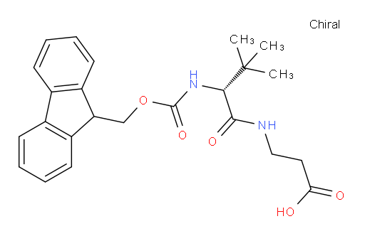 3-[(2R)-2-({[(9H-fluoren-9-yl)methoxy]carbonyl}amino)-3,3-dimethylbutanamido]propanoic acid