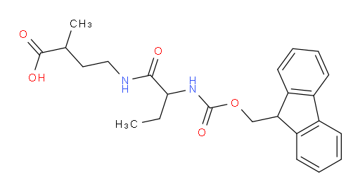 4-[2-({[(9H-fluoren-9-yl)methoxy]carbonyl}amino)butanamido]-2-methylbutanoic acid