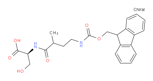 (2S)-2-[4-({[(9H-fluoren-9-yl)methoxy]carbonyl}amino)-2-methylbutanamido]-3-hydroxypropanoic acid