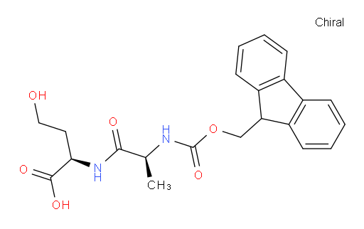 (2R)-2-[(2S)-2-({[(9H-fluoren-9-yl)methoxy]carbonyl}amino)propanamido]-4-hydroxybutanoic acid