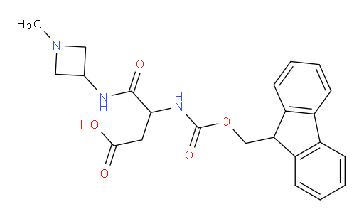 3-({[(9H-fluoren-9-yl)methoxy]carbonyl}amino)-3-[(1-methylazetidin-3-yl)carbamoyl]propanoic acid