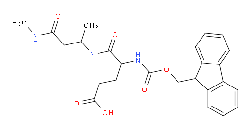 4-({[(9H-fluoren-9-yl)methoxy]carbonyl}amino)-4-{[1-(methylcarbamoyl)propan-2-yl]carbamoyl}butanoic acid