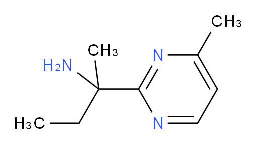 2-(4-methylpyrimidin-2-yl)butan-2-amine