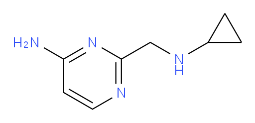 2-[(cyclopropylamino)methyl]pyrimidin-4-amine