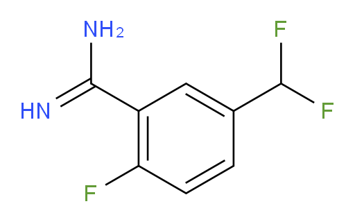 5-(difluoromethyl)-2-fluorobenzene-1-carboximidamide