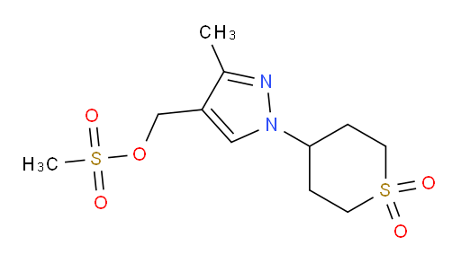 [1-(1,1-dioxo-1lambda6-thian-4-yl)-3-methyl-1H-pyrazol-4-yl]methyl methanesulfonate