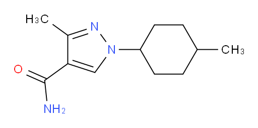 3-methyl-1-(4-methylcyclohexyl)-1H-pyrazole-4-carboxamide
