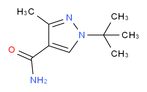 1-tert-butyl-3-methyl-1H-pyrazole-4-carboxamide