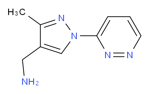 [3-methyl-1-(pyridazin-3-yl)-1H-pyrazol-4-yl]methanamine