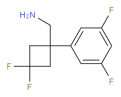 [1-(3,5-difluorophenyl)-3,3-difluorocyclobutyl]methanamine