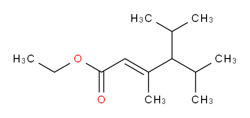 ethyl (2E)-3,5-dimethyl-4-(propan-2-yl)hex-2-enoate