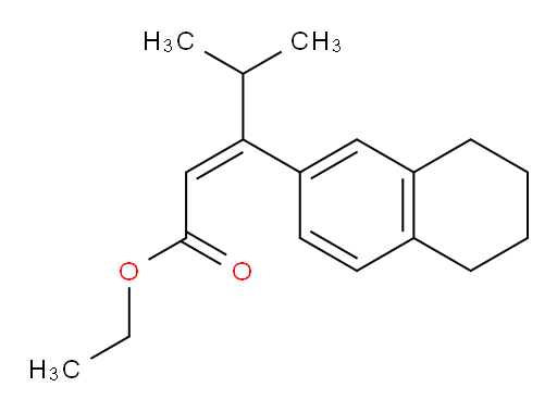ethyl (2Z)-4-methyl-3-(5,6,7,8-tetrahydronaphthalen-2-yl)pent-2-enoate