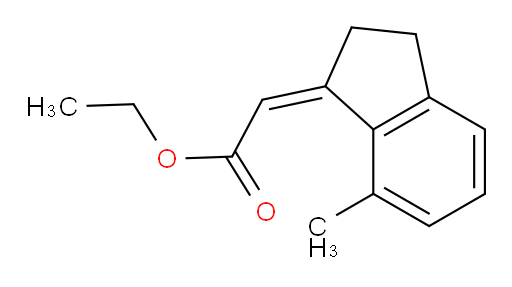 ethyl 2-[(1Z)-7-methyl-2,3-dihydro-1H-inden-1-ylidene]acetate