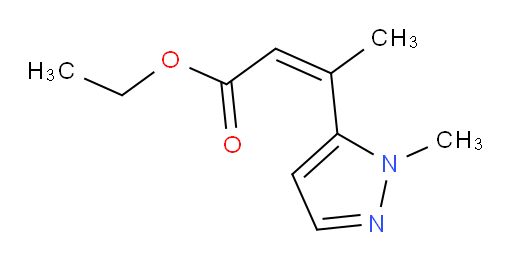 ethyl (2Z)-3-(1-methyl-1H-pyrazol-5-yl)but-2-enoate