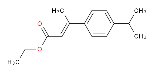 ethyl (2E)-3-[4-(propan-2-yl)phenyl]but-2-enoate