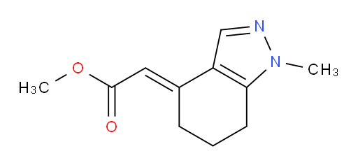 methyl 2-[(4E)-1-methyl-4,5,6,7-tetrahydro-1H-indazol-4-ylidene]acetate