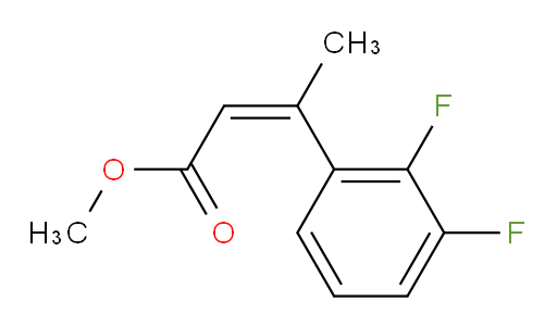 methyl (2Z)-3-(2,3-difluorophenyl)but-2-enoate