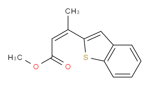 methyl (2Z)-3-(1-benzothiophen-2-yl)but-2-enoate