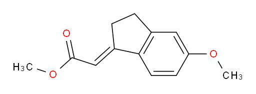 methyl 2-[(1E)-5-methoxy-2,3-dihydro-1H-inden-1-ylidene]acetate