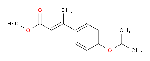 methyl (2E)-3-[4-(propan-2-yloxy)phenyl]but-2-enoate