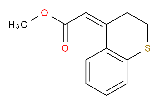 methyl 2-[(4Z)-3,4-dihydro-2H-1-benzothiopyran-4-ylidene]acetate