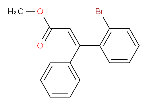 methyl (2E)-3-(2-bromophenyl)-3-phenylprop-2-enoate